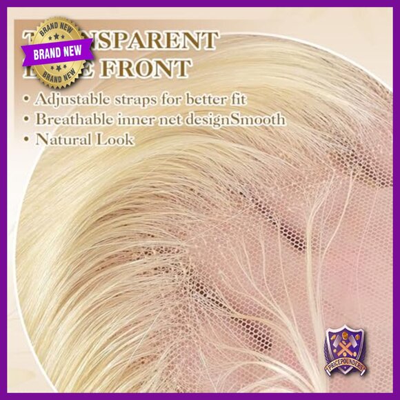 28 Inch Human Hair Lace Front Wig Body Wave Pre Plucked Hairline